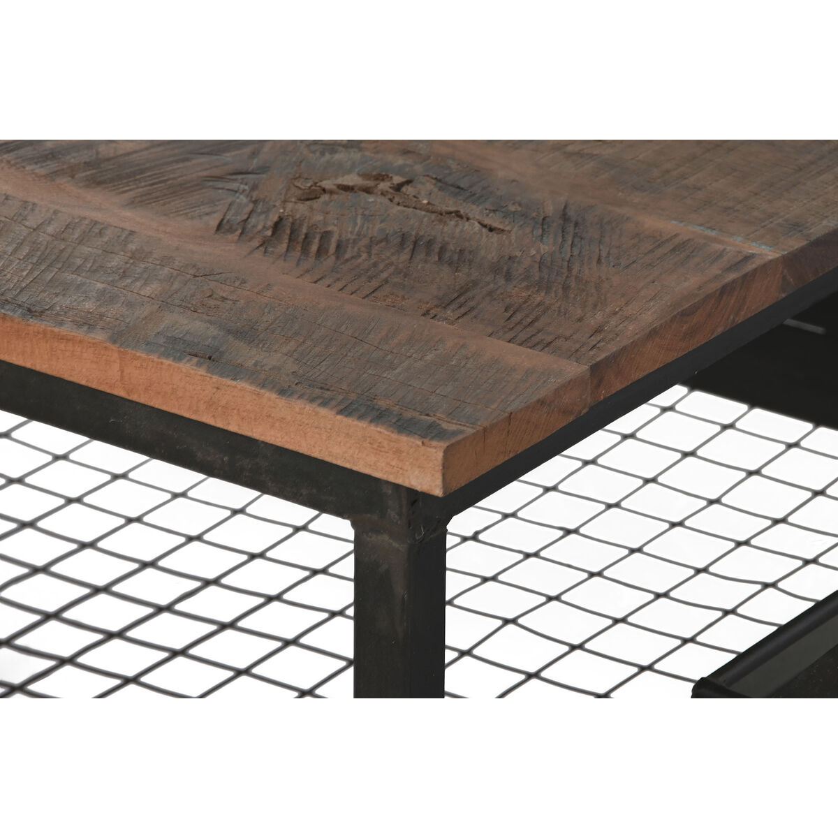 Mesa de Centro DKD Home Decor Metal 147 x 48 x 76 cm